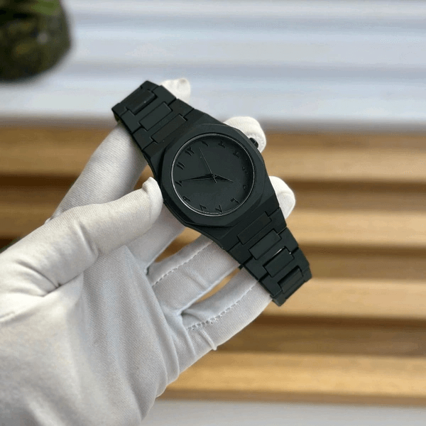 Premium Black Arabic Aura Watch
